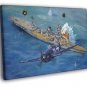 Grumman F6F Hellcat Aircraft WW2 Military Painting  20x16 inch FRAMED CANVAS WALL PRINT