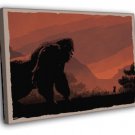 King Kong Movie 2005 Cool Amazing Art Artwork  20x16 inch FRAMED CANVAS WALL PRINT