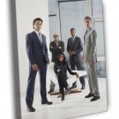 White Collar Characters TV Series  20x16 inch FRAMED CANVAS WALL PRINT