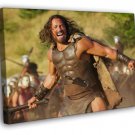 Hercules Dwayne Johnson Scream Amazing Movie  20x16 inch FRAMED CANVAS WALL PRINT