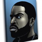 Ice Cube Awesome Portrait Rapper Hip-Hop Gangsta Rap  20x16 inch FRAMED CANVAS WALL PRINT