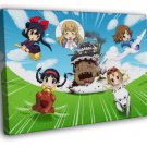 K-On! Amazing Painting Characters Anime Manga Art  20x16 inch FRAMED CANVAS WALL PRINT