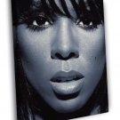 Kelly Rowland Portrait R&B Pop Music Singer  20x16 inch FRAMED CANVAS WALL PRINT