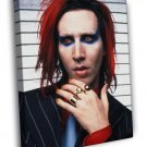Marilyn Manson Portrait Heavy Metal Shock Rock 2014  20x16 inch FRAMED CANVAS WALL PRINT
