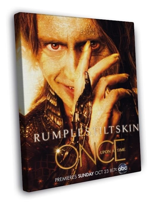 Once Upon a Time Rumpelstiltskin Robert Carlyle Series  20x16 inch FRAMED CANVAS WALL PRINT