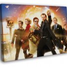 The World's End 2013 Movie Simon Pegg Nick Frost  20x16 inch FRAMED CANVAS WALL PRINT