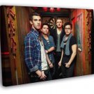 American Authors Zac Barnett James Adam Shelley Band  20x16 inch FRAMED CANVAS WALL PRINT