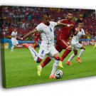 Arturo Vidal Shot Chile World Cup Soccer Football  20x16 inch FRAMED CANVAS WALL PRINT