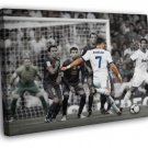Cristiano Ronaldo Free Kick Real Madrid Football  20x16 inch FRAMED CANVAS WALL PRINT