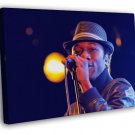 Aloe Blacc Live Concert Soul R&B Rap Hip-Hop Rapper  20x16 inch FRAMED CANVAS WALL PRINT