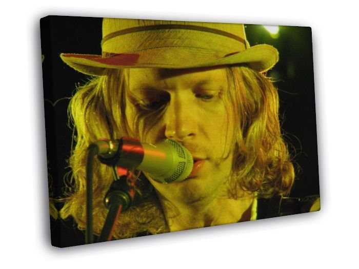 Beck Portrait Alternative Rock Music Singer  20x16 inch FRAMED CANVAS WALL PRINT