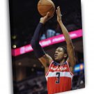 Bradley Beal Washington Wizards Shot Basketball Sport  20x16 inch FRAMED CANVAS WALL PRINT