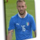 Daniele De Rossi Italy Football Soccer  20x16 inch FRAMED CANVAS WALL PRINT