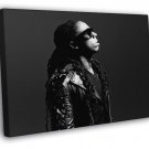 Lil Wayne Amazing BW Portrait Sunglasses Hip-Hop  20x16 inch FRAMED CANVAS WALL PRINT