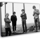 U2 Rock Band Music Vintage BW  20x16 inch FRAMED CANVAS WALL PRINT