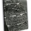 WWII End US Army American Soldiers New York City Rare  20x16 inch FRAMED CANVAS WALL PRINT