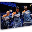Russell Westbrook Kevin Durant Oklahoma City  20x16 inch FRAMED CANVAS WALL PRINT
