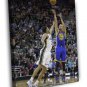Stephen Curry Steph Golden State Warriors Jump Shot  20x16 inch FRAMED CANVAS WALL PRINT