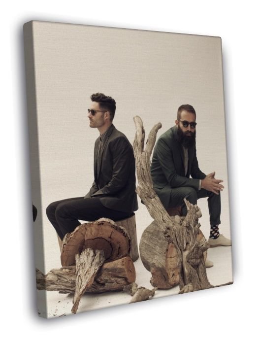 Capital Cities Indie Pop Band Music  20x16 inch FRAMED CANVAS WALL PRINT