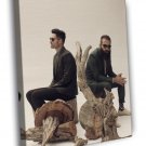 Capital Cities Indie Pop Band Music  20x16 inch FRAMED CANVAS WALL PRINT