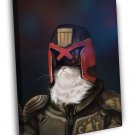 Judge Dredd 2012 Movie Cool Funny Art  20x16 inch FRAMED CANVAS WALL PRINT