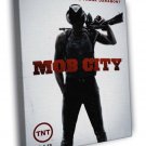 Mob City TV Series Frank Darabont Tommy Gun  20x16 inch FRAMED CANVAS WALL PRINT