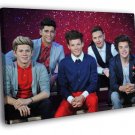 One Direction Wax Figures Pop Boy Band Rare  20x16 inch FRAMED CANVAS WALL PRINT