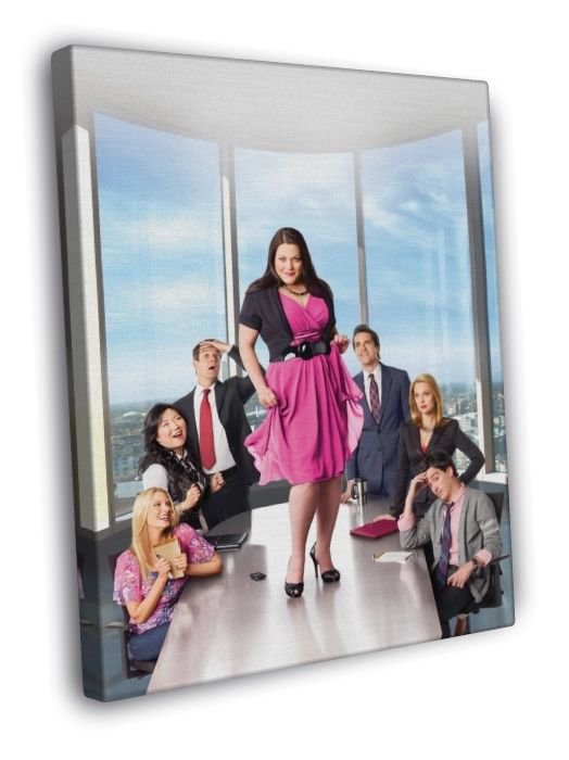Drop Dead Diva Characters Cast Series  20x16 inch FRAMED CANVAS WALL PRINT