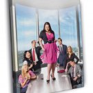 Drop Dead Diva Characters Cast Series  20x16 inch FRAMED CANVAS WALL PRINT