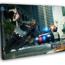 Battlefield Hardline Chase Video Game  20x16 inch FRAMED CANVAS WALL PRINT