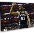 Tim Duncan Legend San Antonio Spurs Basketball  20x16 inch FRAMED CANVAS WALL PRINT
