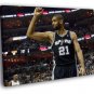 Tim Duncan Legend San Antonio Spurs Basketball  20x16 inch FRAMED CANVAS WALL PRINT