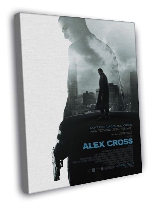 Alex Cross 2012 Movie Matthew Fox  20x16 inch FRAMED CANVAS WALL PRINT