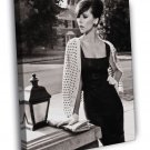 Jennifer Love Hewitt Retro BW Actress  20x16 inch FRAMED CANVAS WALL PRINT