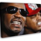 Juicy J Teeth Portrait Rapper Hip-Hop Music Rap  20x16 inch FRAMED CANVAS WALL PRINT
