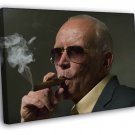 Peter Weller Portrait Painting Art Smoking Movie Actor  20x16 inch FRAMED CANVAS WALL PRINT
