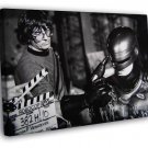 RoboCop Paul Verhoeven Peter Weller Behind the Scenes  20x16 inch FRAMED CANVAS WALL PRINT