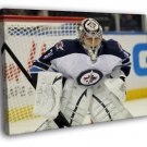 Ondrej Pavelec Winnipeg Jets Goaltender Hockey  20x16 inch FRAMED CANVAS WALL PRINT