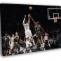 Joe Johnson Brooklyn Nets Game Winner Buzzer  20x16 inch FRAMED CANVAS WALL PRINT