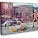 Leonie Hagmeyer-Reyinger Volkswagen Beetle Hot  20x16 inch FRAMED CANVAS WALL PRINT