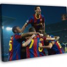 Sergio Busquets Barcelona Spain Football  20x16 inch FRAMED CANVAS WALL PRINT