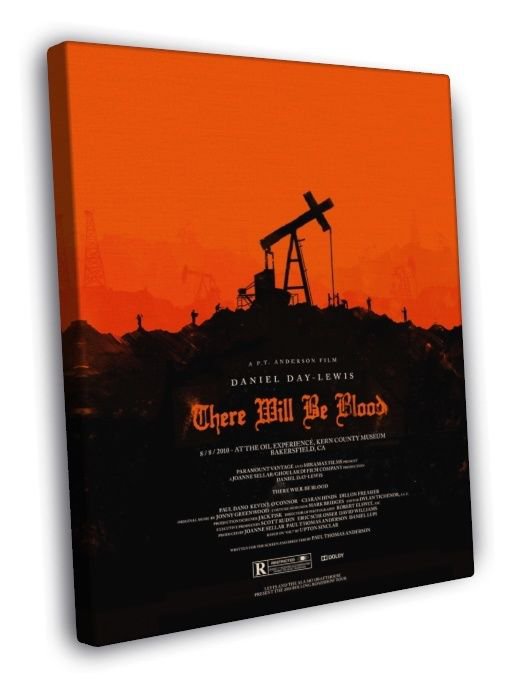 There Will Be Blood Movie Cool Art Artwork  20x16 inch FRAMED CANVAS WALL PRINT