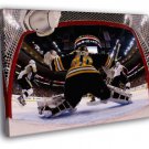 Tuukka Rask Boston Bruins Goaltender Hockey  20x16 inch FRAMED CANVAS WALL PRINT
