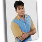 Charlie Sheen Actor TV Series  20x16 inch FRAMED CANVAS WALL PRINT