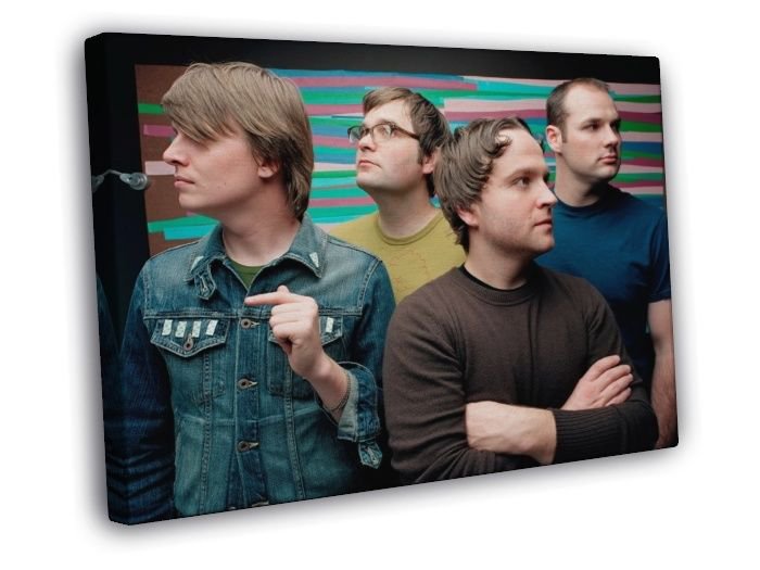 Death Cab For Cutie Alternative Indie Pop Rock Band  20x16 inch FRAMED CANVAS WALL PRINT