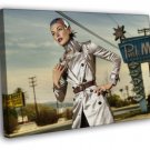 Milla Jovovich Actress Model  20x16 inch FRAMED CANVAS WALL PRINT