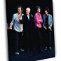 Keith Richards Mick Jagger Retro Band  20x16 inch FRAMED CANVAS WALL PRINT