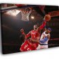 Dwight Howard Block Houston Rockets Sport 20x16 inch FRAMED CANVAS WALL PRINT