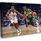 Gary Payton Seattle SuperSonics Retro  20x16 inch FRAMED CANVAS WALL PRINT