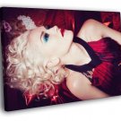 Gwen Stefani Beautiful Portrait Pop Music Rare  20x16 inch FRAMED CANVAS WALL PRINT